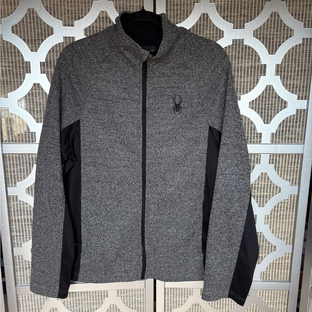 Spyder Gray and Black Men's Jacket